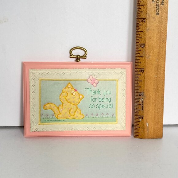 1980s Hallmark Inspirational Wall Plaques Set Of 2 With Gold Hangers - Picture 8 of 10